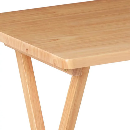 Folding Tray Table - Natural Wood, Compact & Portable